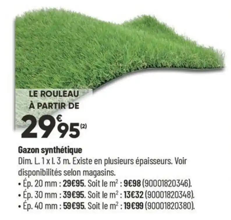 Gazon synthétique