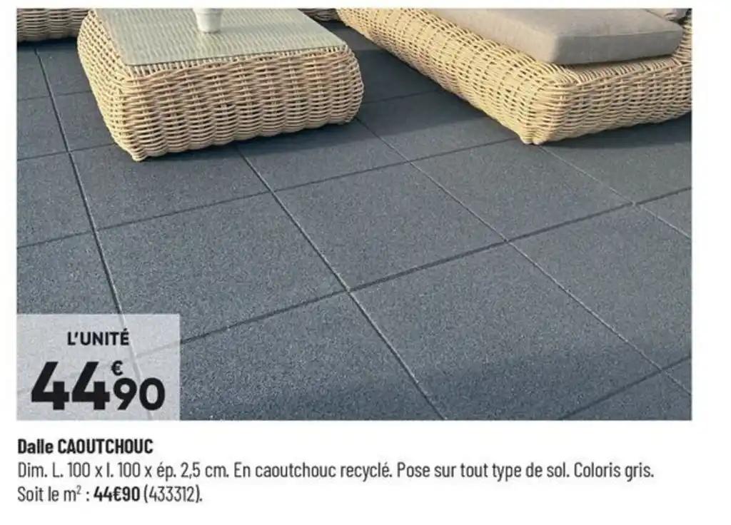 Dalle CAOUTCHOUC