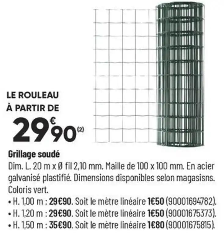Grillage soudé