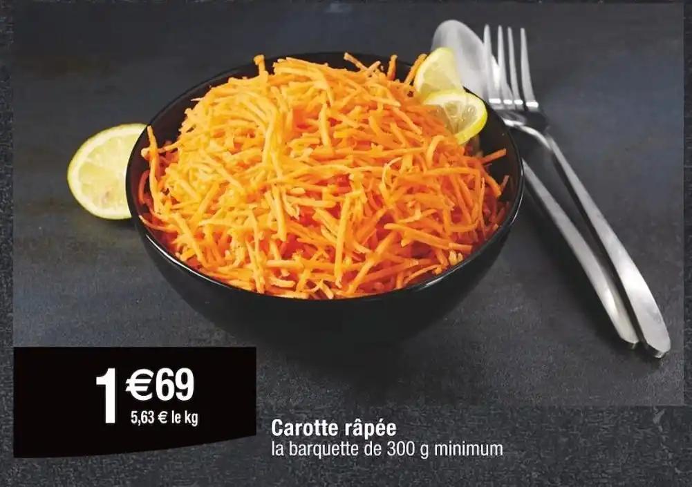Carotte râpée
