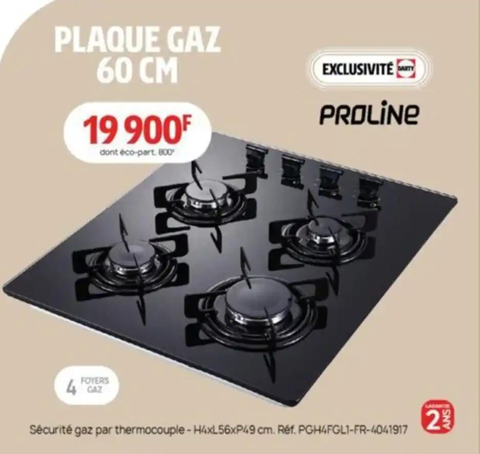 PLAQUE GAZ 60 CM