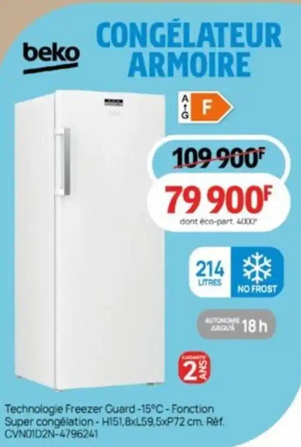 CONGÉLATEUR ARMOIRE