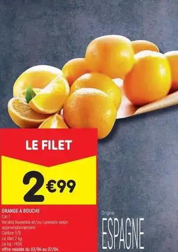 Orange à bouche