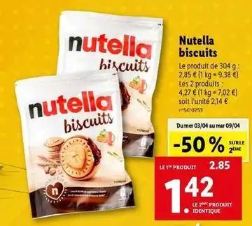 Nutella - biscuits