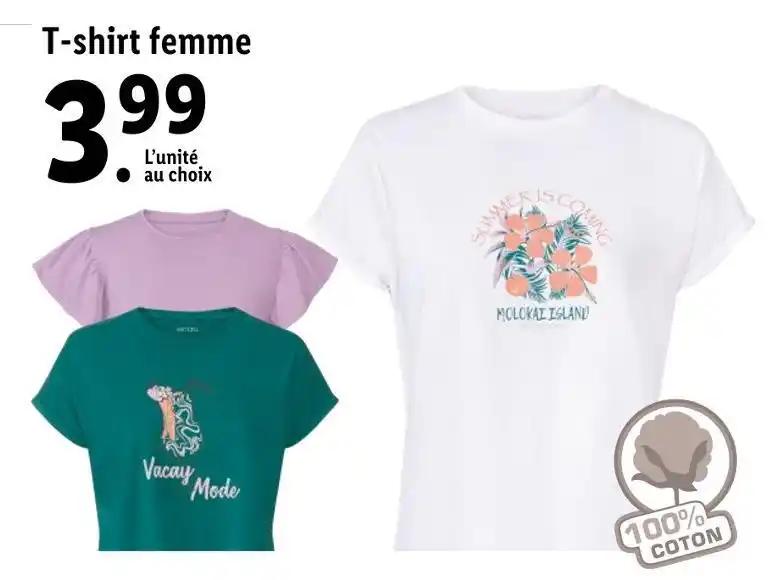 T-shirt femme