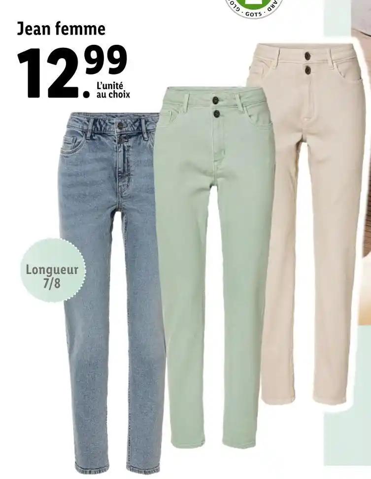 LYCRA Jean femme