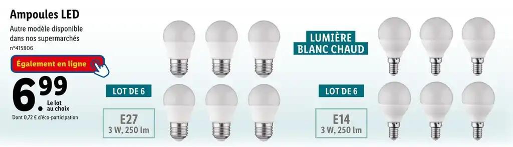 Ampoules LED