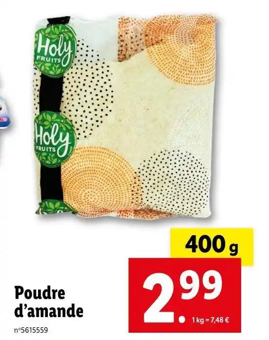 Holy Fruits Poudre d’amande