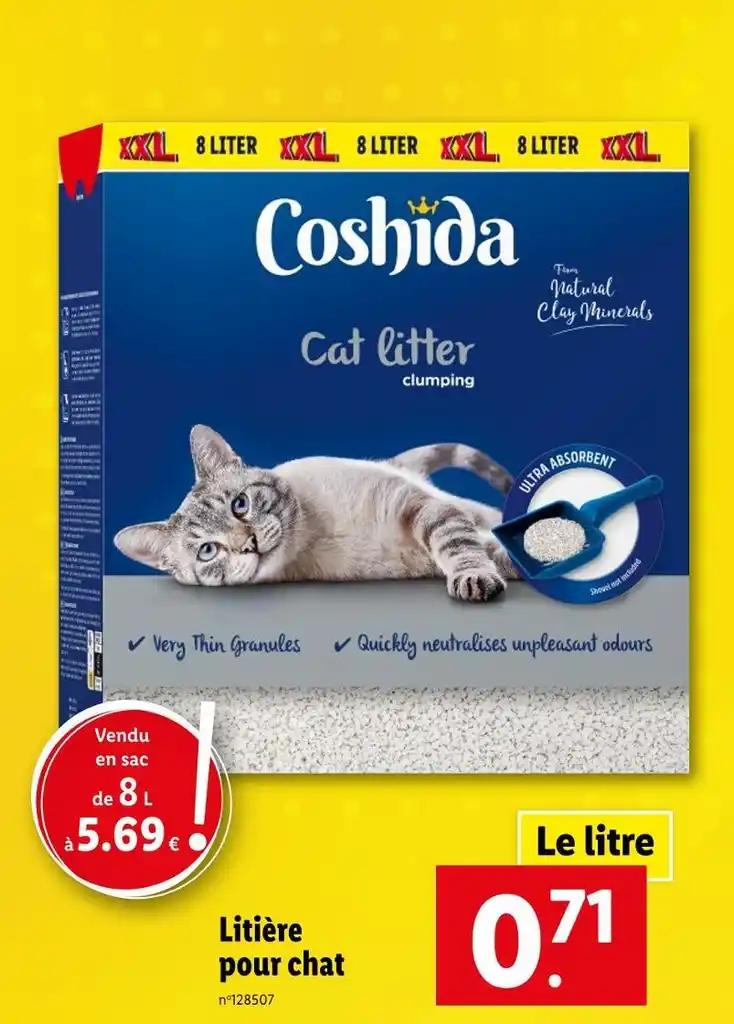 Coshida Litière pour chat