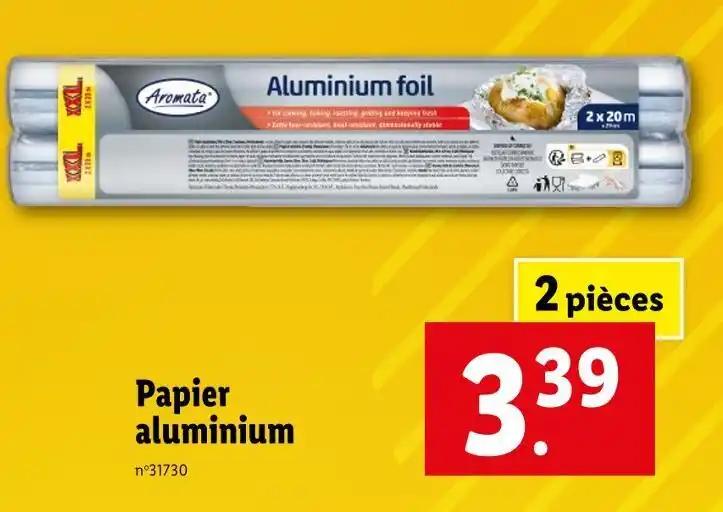 Papier 39 aluminium