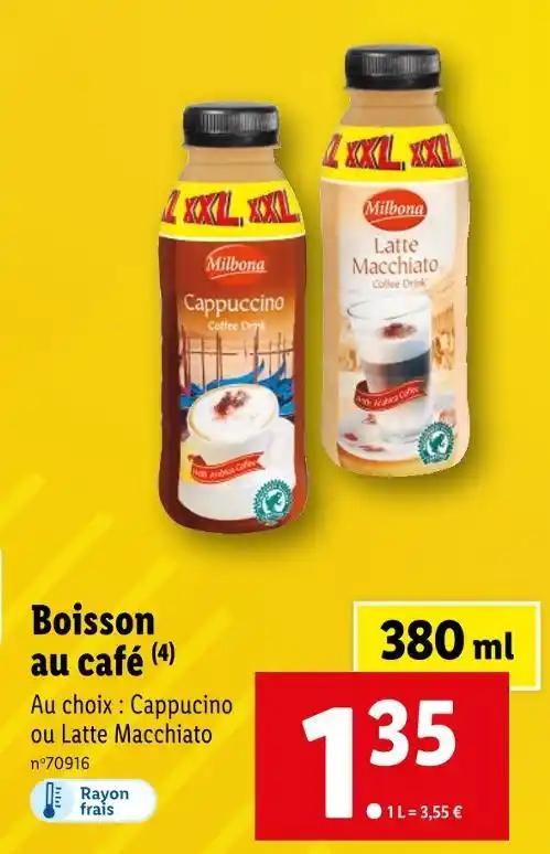 Milbona Boisson au café