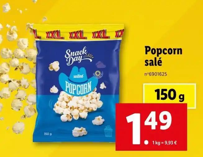 Snack Day Popcorn salé