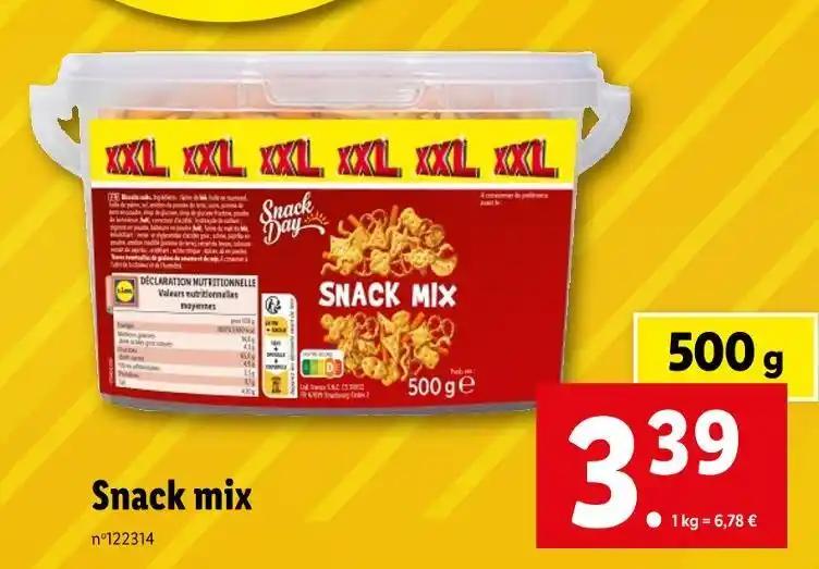 Snack day Snack mix