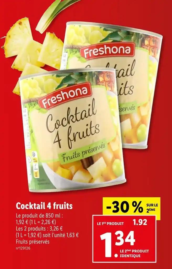 Freshona Cocktail 4 fruits