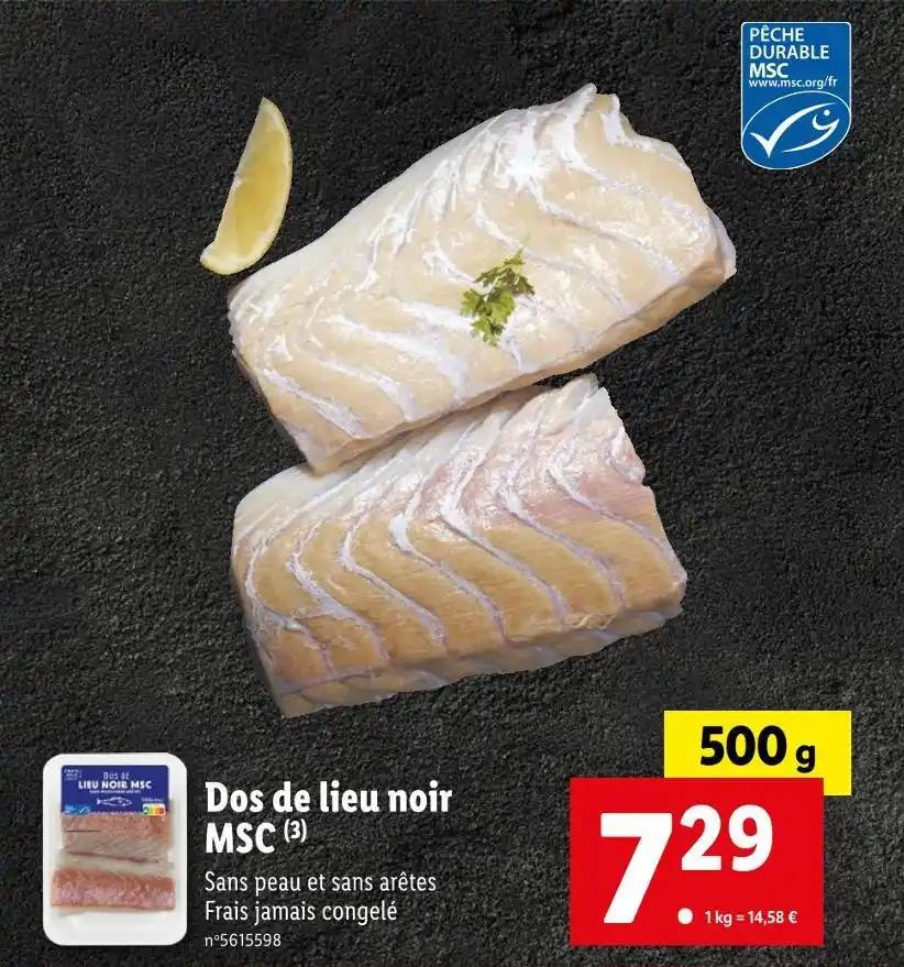 Dos de lieu noir MSC