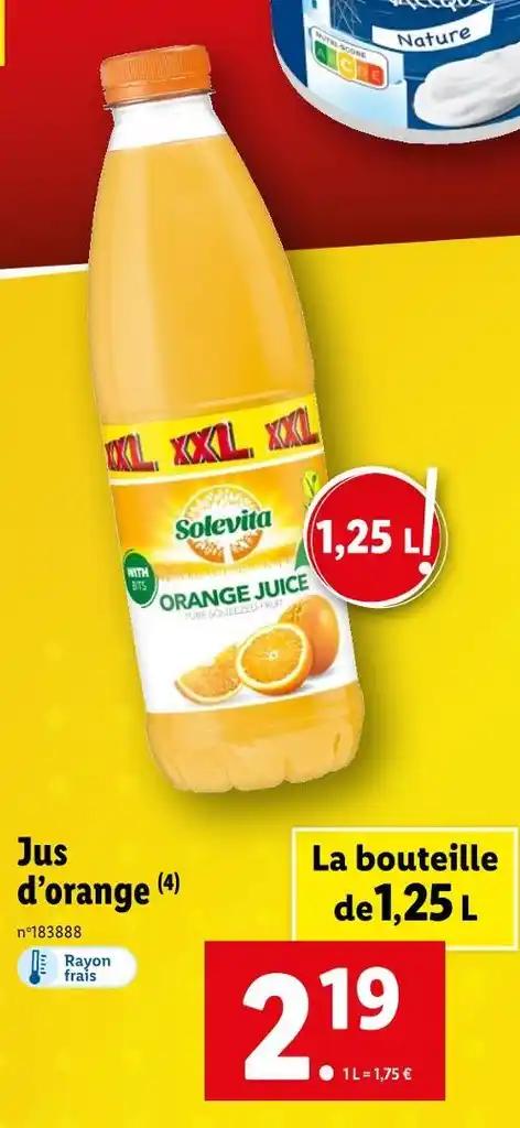Solevita Jus d’orange
