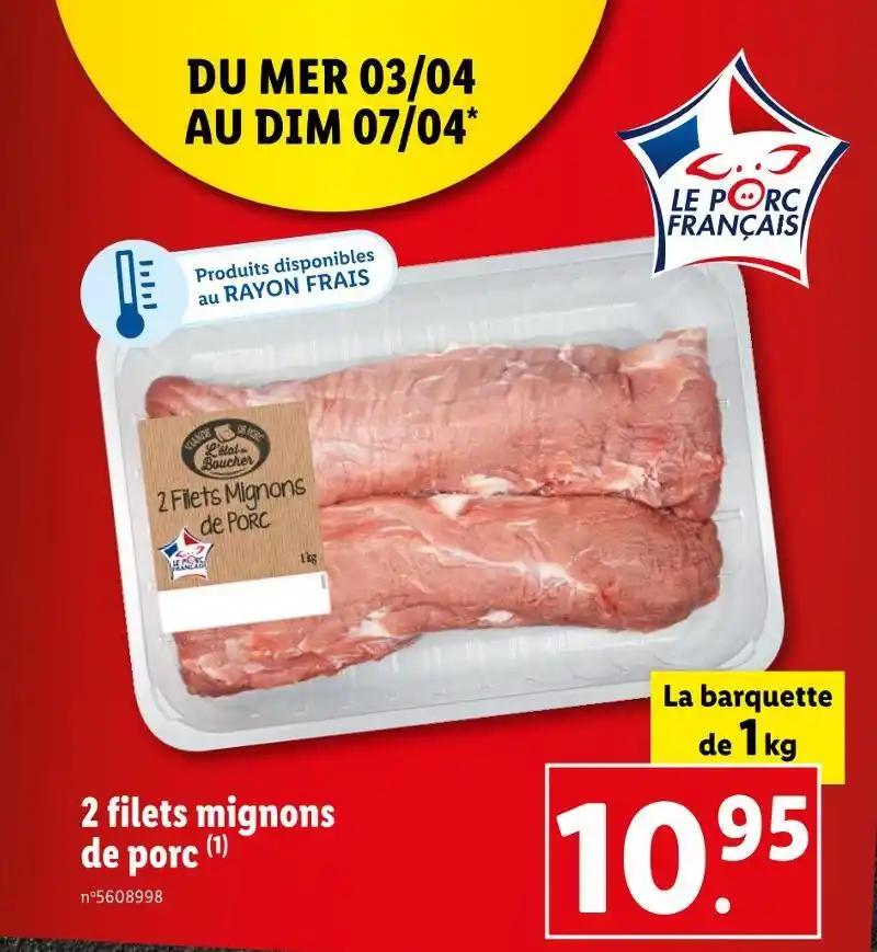 filets mignons de porc
