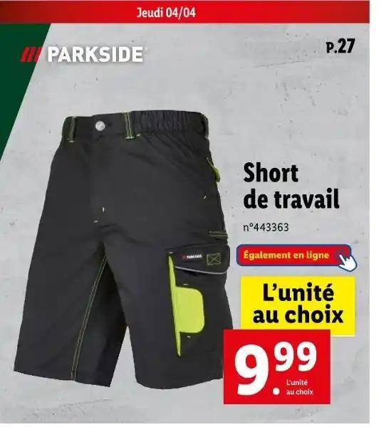 PARKSIDE Short de travail