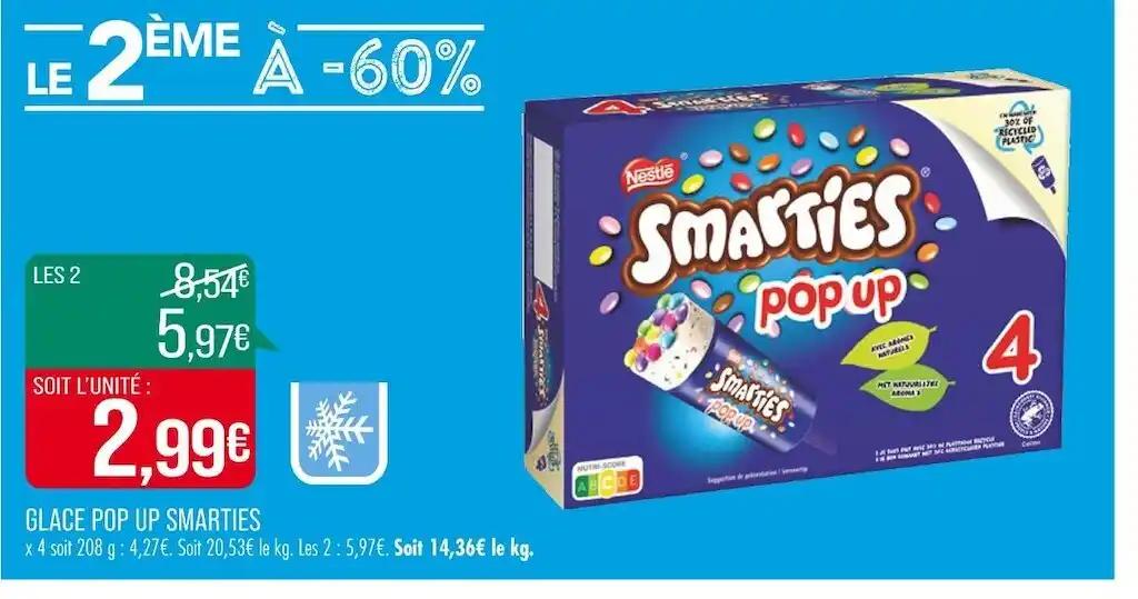 SMARTIES GLACE POP UP