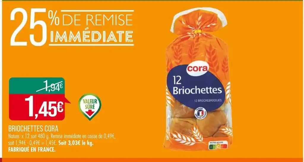 CORA BRIOCHETTES