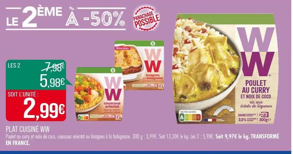WW PLAT CUISINÉ