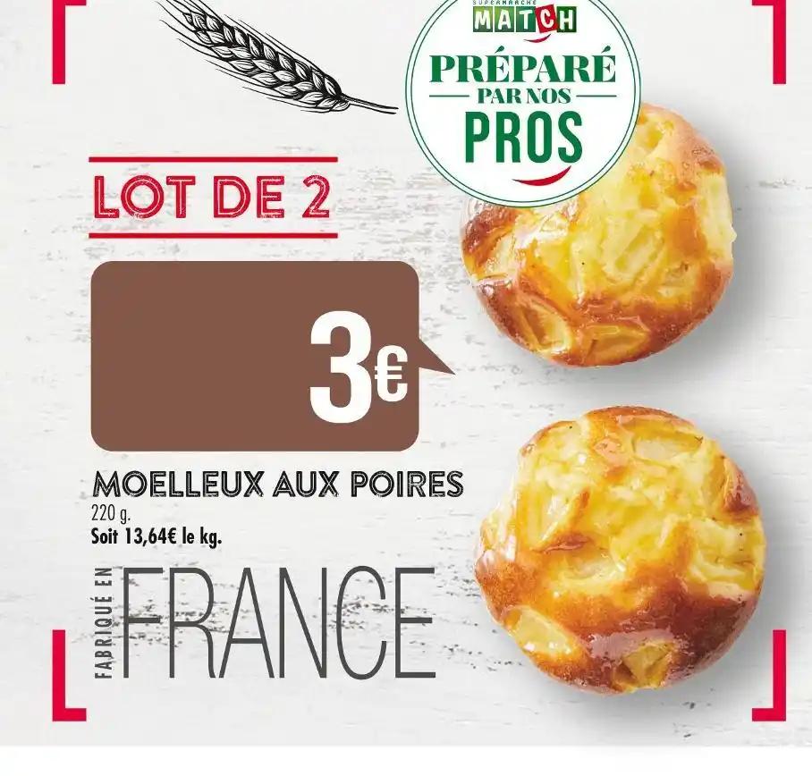 MOELLEUX AUX POIRES