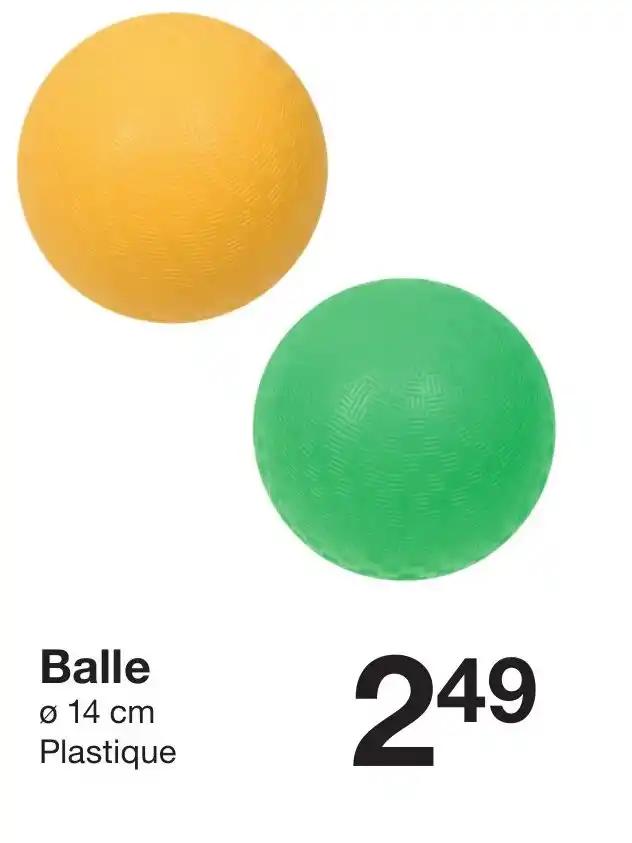 Balle Ø 14 cm Plastique
