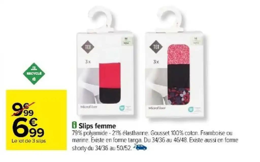 Slips femme