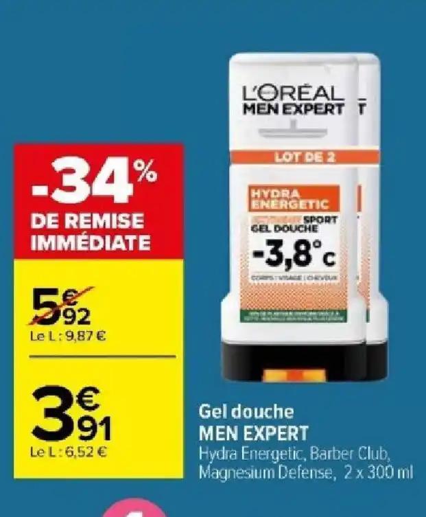 Gel douche MEN EXPERT