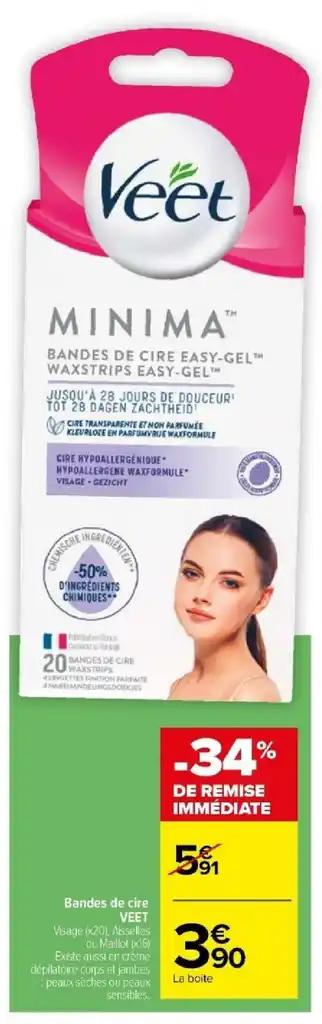 Bandes de cire VEET