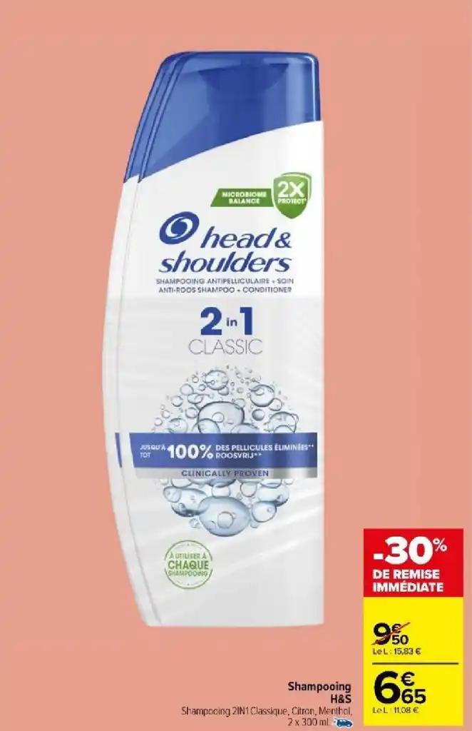 Shampooing H&S
