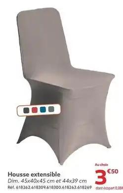 Housse extensible