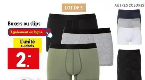 Livergy - boxers ou slips