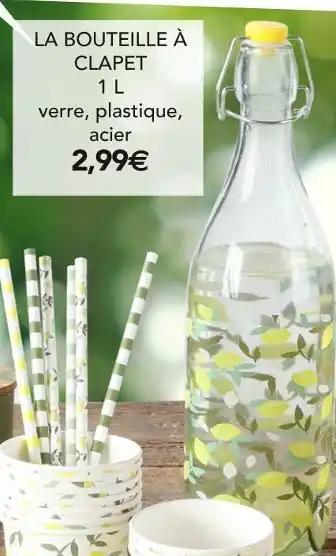 LA BOUTEILLE À CLAPET