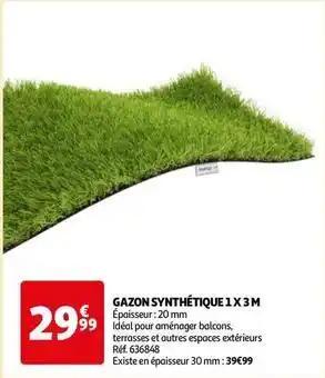 Gazon synthétique 1x3m