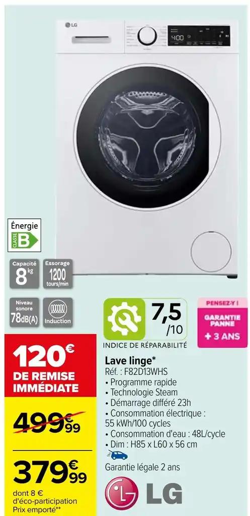 Lave linge*