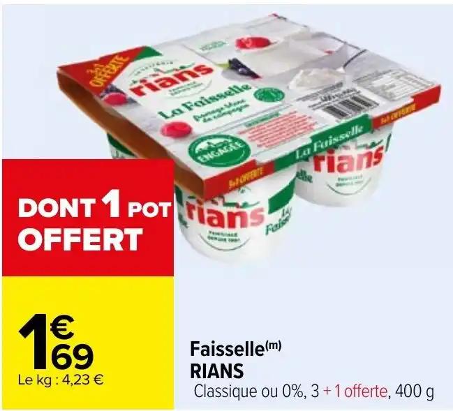 Faisselle(m) RIANS