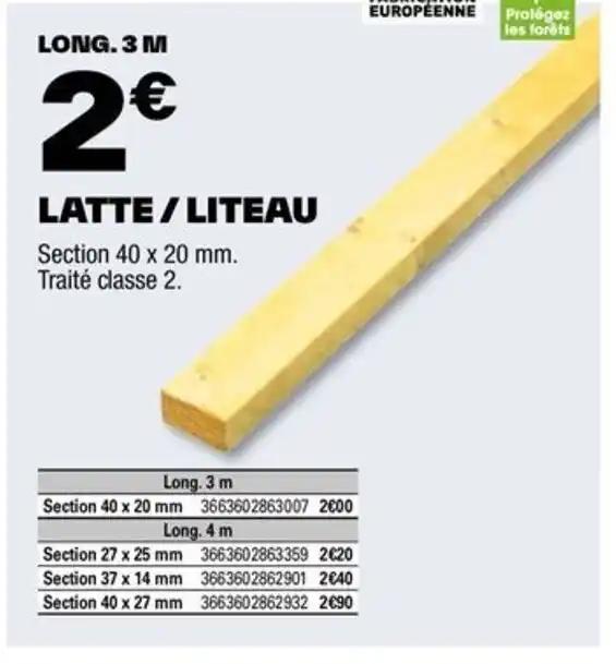 LATTE/LITEAU
