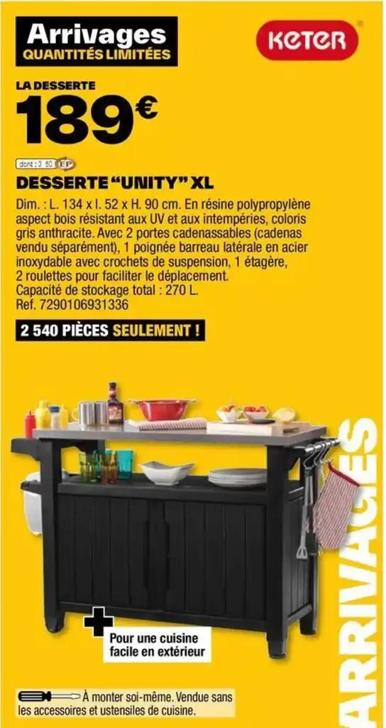 DESSERTE "UNITY" XL