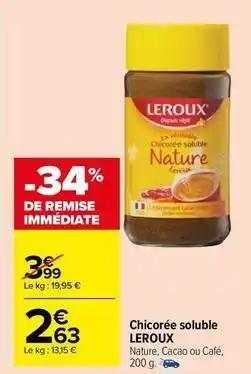 Cacao soluble