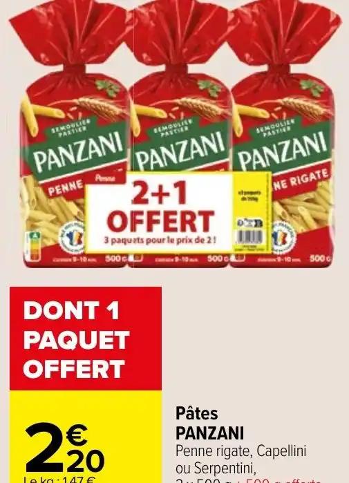 Pâtes PANZANI