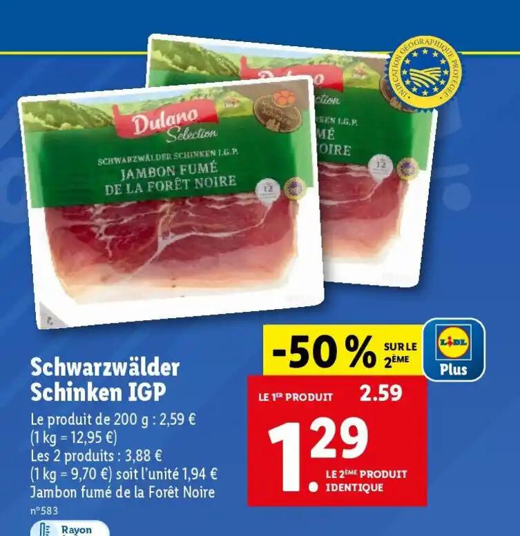 Schwarzwälder Schinken IGP