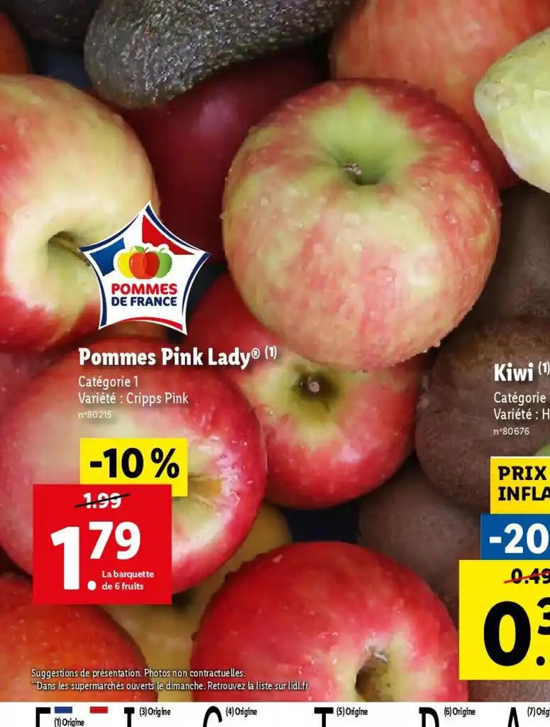 Pommes Pink Lady