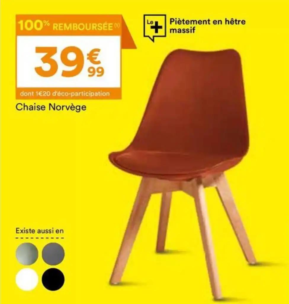 Chaise Norvège