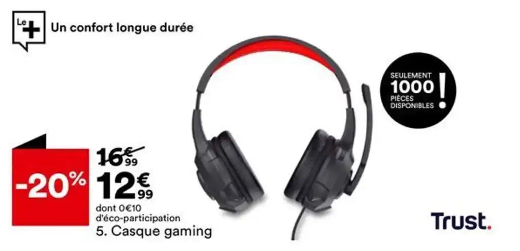 Casque gaming