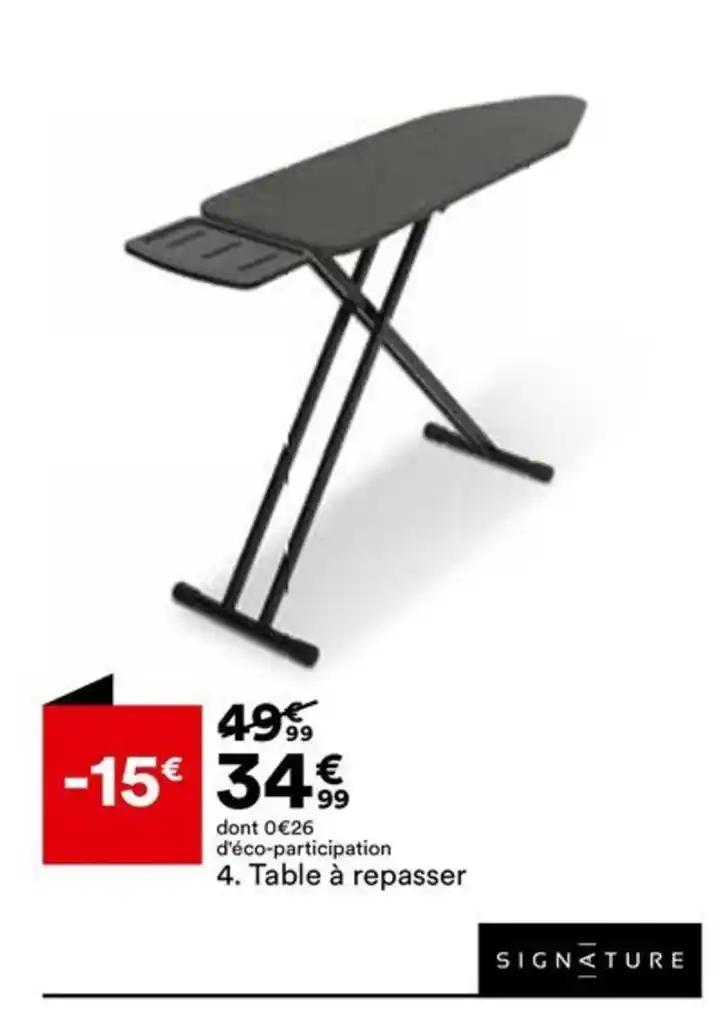 Table à repasser