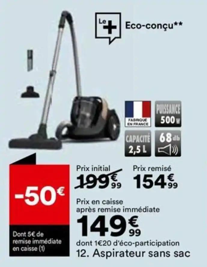 Aspirateur sans sac