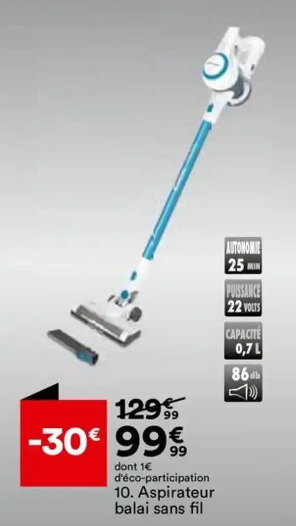 Aspirateur balai sans fil
