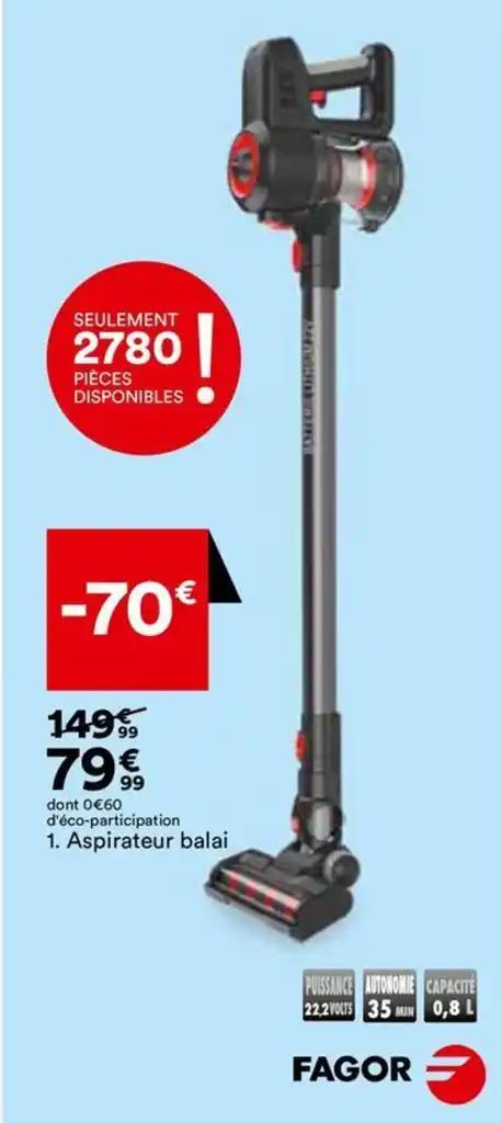 Aspirateur balai