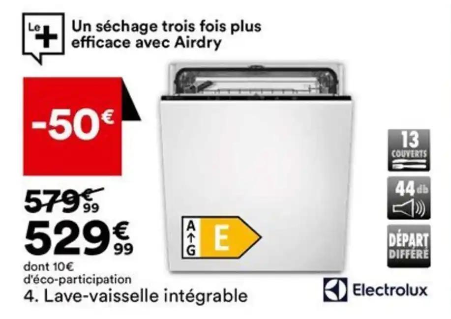 Lave-vaisselle intégrable